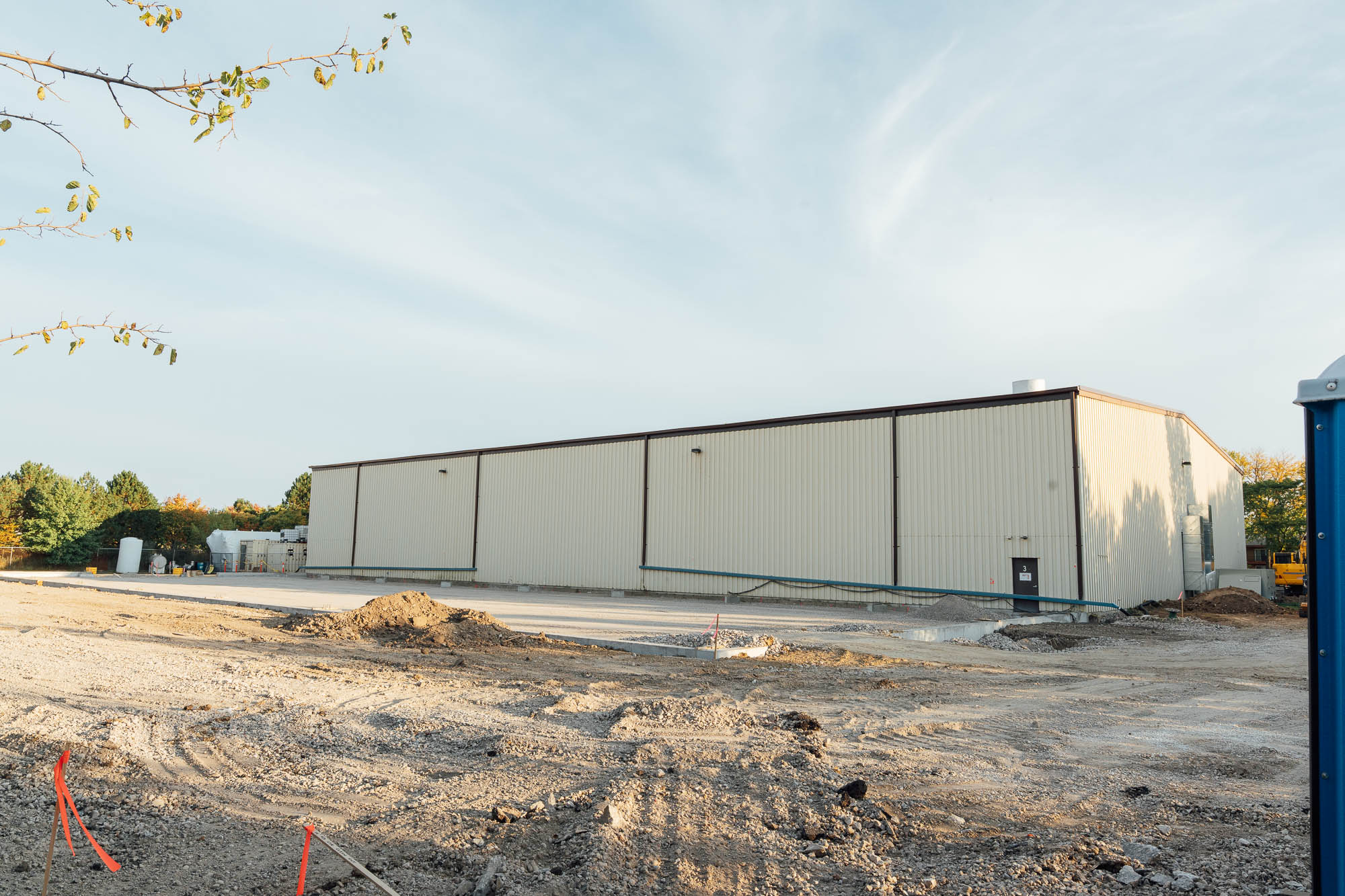 AmeriChem Systems facility expansion North end of the building 