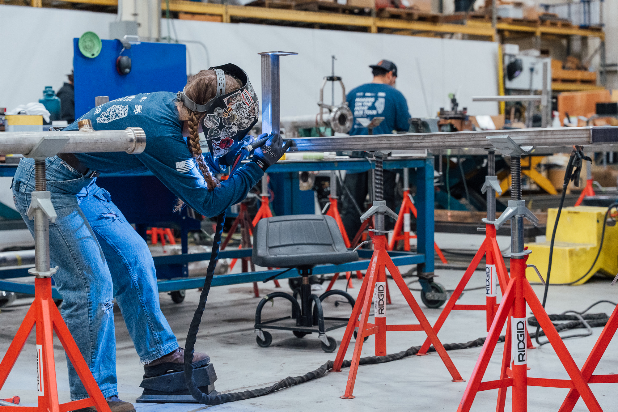 Skid fabrication at AmeriChem Systems